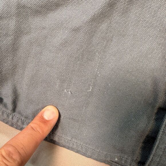 Duluth Trading Co Shirt Mens 2XL Blue Original Fire Hose Relax Workwear Magnetic - Picture 8 of 8